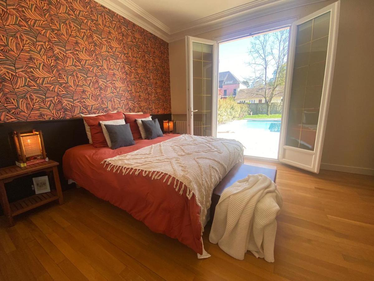 Chambre D'Hotes De Verdigne Piscine Chauffee Parking Wifi Le Mans Exterior photo